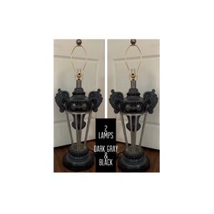 Elegant Black and Silver Decorative Lantern